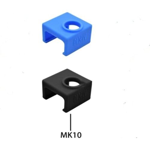 3D Printer Parts MK10 Silicone Sock Fit MK10 Aluminum Block Reprap J-head Hotend Extruder Heated Blcok Heater Block Cover