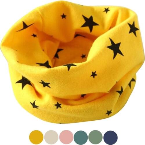 Baby Kids Scarf Autumn Winter Boys Girls Collar Cotton O Ring Neck Scarves Boys Girls Children Snood Scarf Soft Warm Шарф Снуд