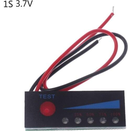 3.7V/1/2/3/4S 18650 Li-ion Lipo Lithium 12V Lead Acid Battery Level Indicator Tester LCD Display Meter Module Capacity Voltage