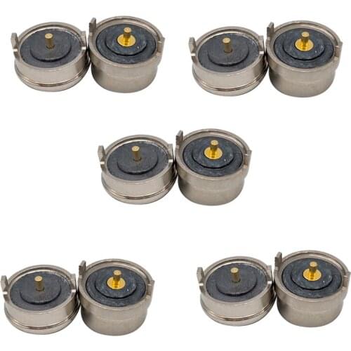 Magnet Spring-Loaded Pogo Pin Connector Single Spring Pin 2 Poles Charge Power Male Female Probe Solder Wire and PCB