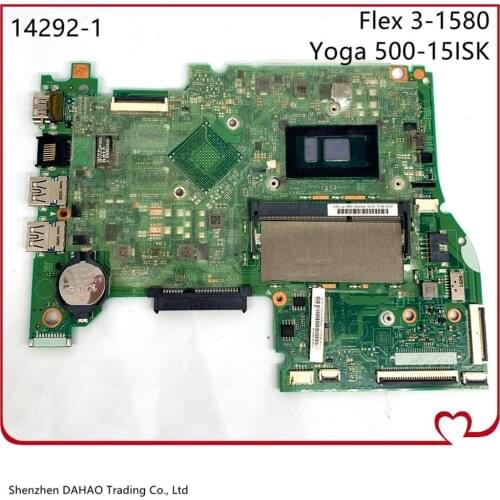 For Lenovo Flex 3-1580 ideaPad Yoga 500-15ISK Laptop motherboard (15.6 Inch) 14292-1 FRU: 5B20K36400 With I7-6500U 100% Test OK