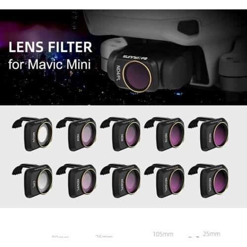 Mavic Mini 2 Gimbal Camera MCUV CPL ND-PL Lens Filter for DJI Mavic Mini Drone