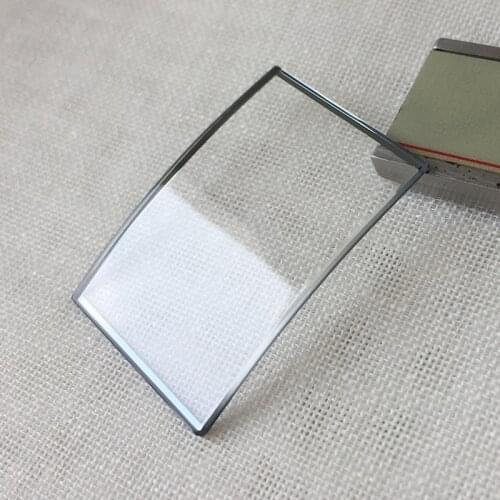 Mineral glass For Armani AR-1869 2503 Crystal Glass with silver trim Watch Part