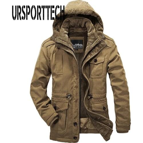 2020 New Brand Men Warm Parkas Top Quality Heavy Wool Men Winter Jacket Men 2 in 1 Cotton Coat Outwear For Man