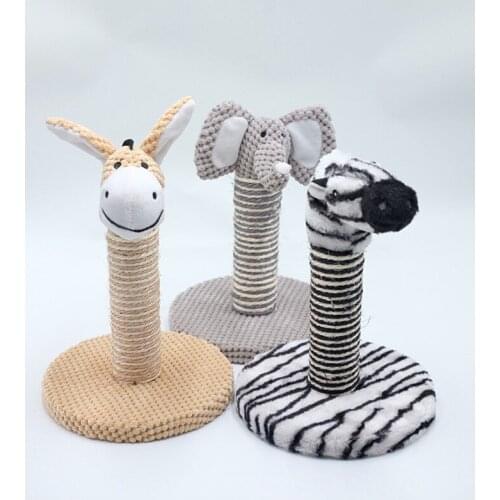 Animal Plush Cat Climbing Frame Cat Pet Toy Funny Cat Scratching Board