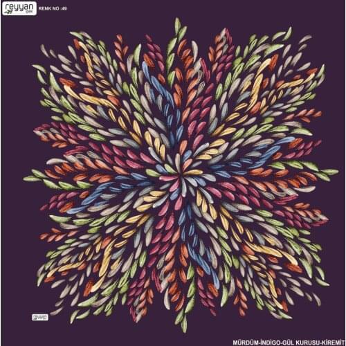 REYYAN SILK OYALIK WRITING (NEW QUALITY)-16308 - RENK-49