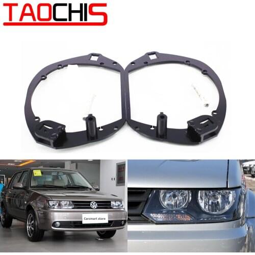 Taochis Car-Styling frame adapter module DIY Bracket Holder for VW Volkswagen Jetta Type Hella 3 5 Projector lens