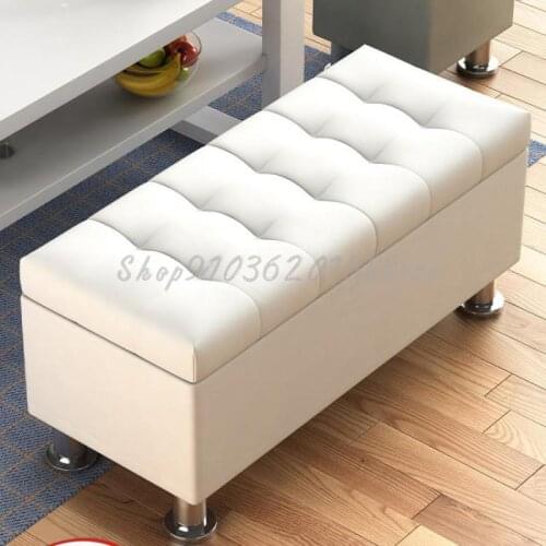 Changing Shoes Stool, Soft Bag, Storage Stool, Wearing Shoes Cabinet Strip At The Door Of Household, Sitting At The End Of Bed