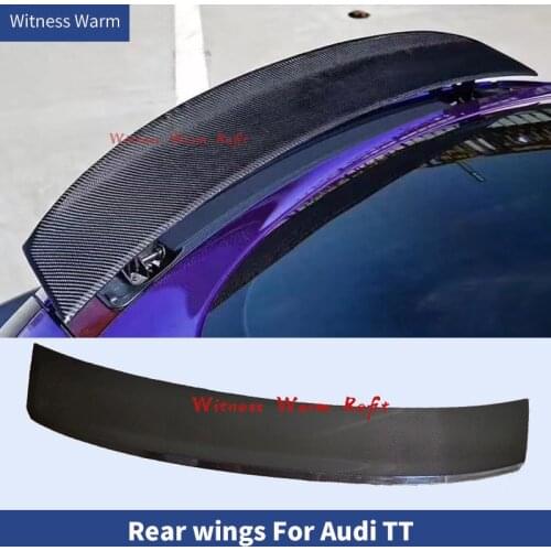 Carbon Fiber FRP Rear Spoiler Trunk Boot Wing Lip for AUDI TT 2015-UP Rear Spoiler