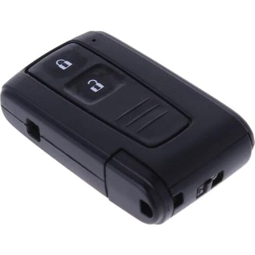 2 Buttons Remote Smart Car Key Case Cover For Toyota Prius Corolla Verso Toy43 Uncut Blade