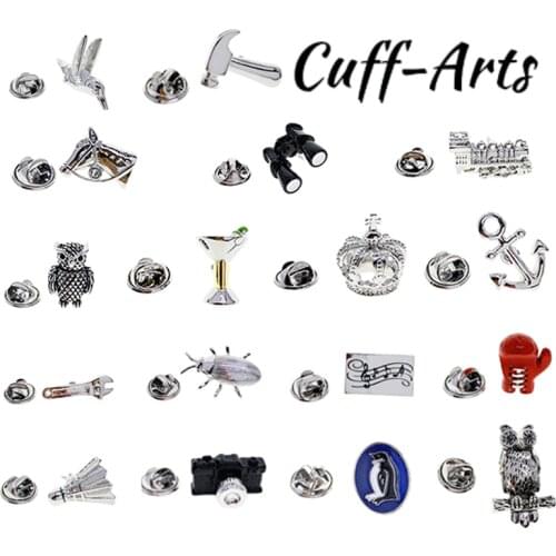 Lapel Pin Badge Fashion Flying Hummingbird Horse Head Lapel Owl Wrench Hammer Anchor Brooch Pin Lady Mens ewelry Accessories