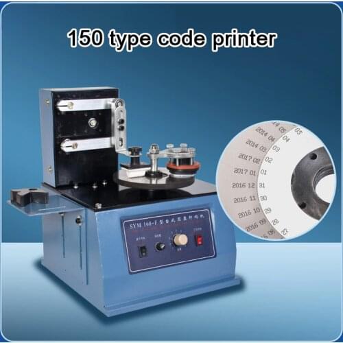 150 type code printer ink price machine price automatic date printing machine small pad printing machine