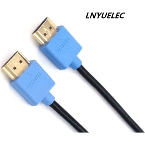 200PCS/lot Slim HDMI-compatible Cable with Ethernet 1.4 for HD TVs / Xbox 360 / PS3 / Playstation 3 / SkyHD / Blu Ray DVD