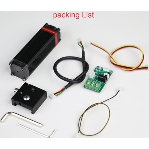 40W Laser Head Module 450nm Blue TTL PWM Engraver Kits for Laser Engraving Machine Marking Cutting Tool