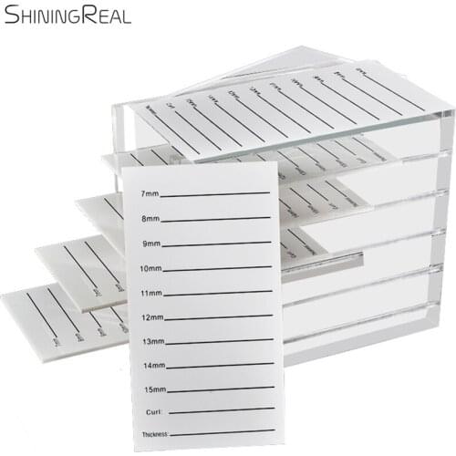 5 Layers Acrylic Eyelash Storage Box Makeup Display Container Eyelashes Glue Pallet Holder Case Grafting Eyelash Transparent Box