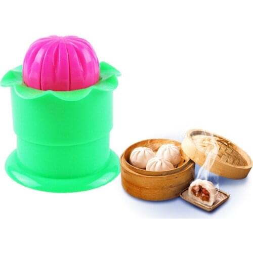 50pcs/lot Buns mold Household bags child is Manually pinch clip buns Steamed dumplings mold kitchen package 4.3*7.7*8cm