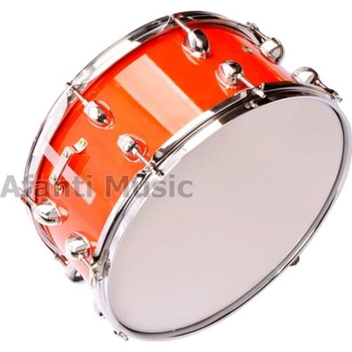 Afanti Music Orange color 14 inch Maple Snare Drum (ASD-103)