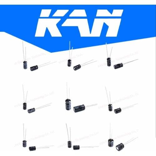 10V 16V 25V 35V 50V 63V Aluminum Electrolytic Capacitor 2.2 3.3 4.7 10 22 33 47 100 220 330 470 1000 2200 3300 4700 6800 10000UF