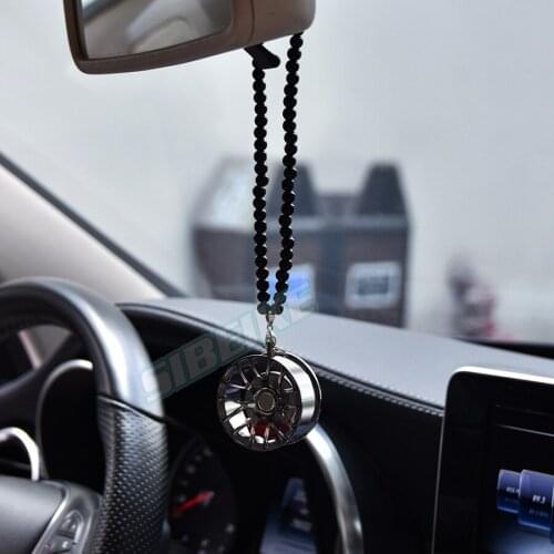 Car Accessories Hanging Stainless Steel Stylish Tire Pendant Auto Car Lover