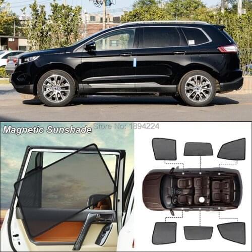 Car Side Windows Magnetic Sun Shade UV Protection Ray Blocking Mesh Visor For Subaru OUTBACK 2014-2019