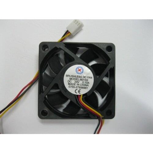 20 Pcs Brushless DC Cooling Fan 9 Blade 6015S 24V 60x60x15mm 3 wires