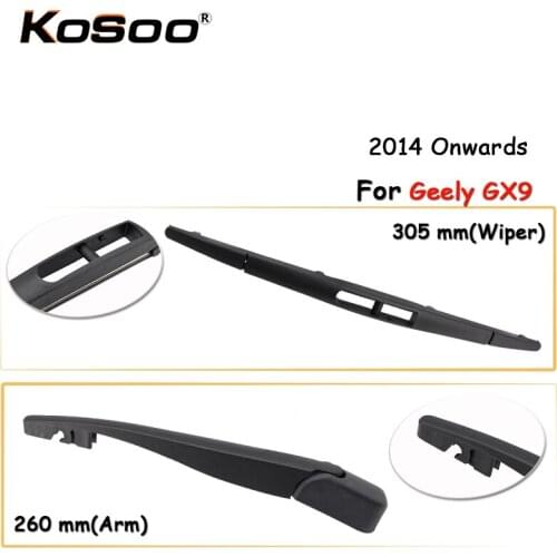 KOSOO Auto Rear Car Wiper Blade For Geely GX9,305mm 2014 Onwards Rear Window Windshield Wiper Blades Arm,Car Accessories