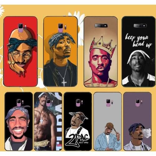Rapper 2pac Tupac Star Phone Case coque cover funda For Samsung Galaxy S5 S6 S7 S8 S9 S10 S10e S20 edge plus lite