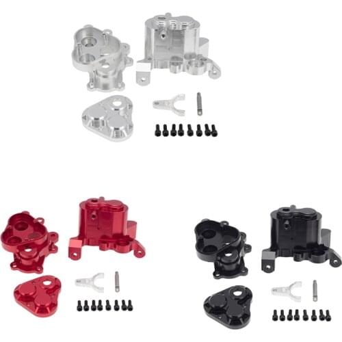 CNC Aluminum Metal Transmission Case Gearbox for TRAXXAS TRX4 TRX-4 1/10 RC Crawler Upgrade Parts Accessories