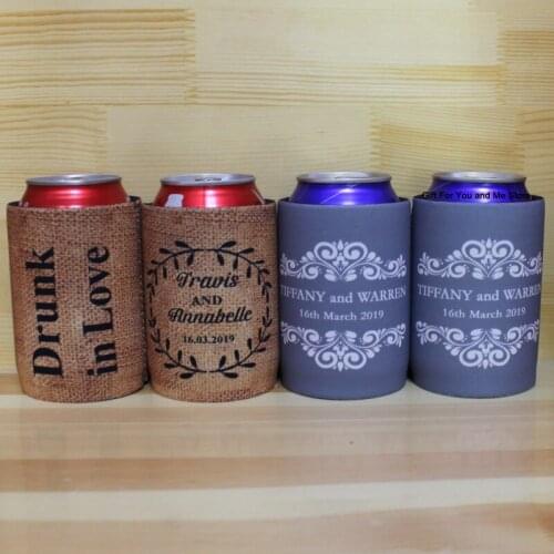 300pcs/lot Stubby Holder Birthday Wedding Gift Joke Beer Can Bottle Can Cooler Chill Insulated Drinks Holder Summer Beer Sun