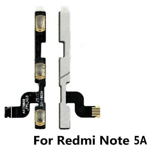 For Xiaomi Note 5A 5 New Volume Power Button Flex Cable Ribbon Repair Parts