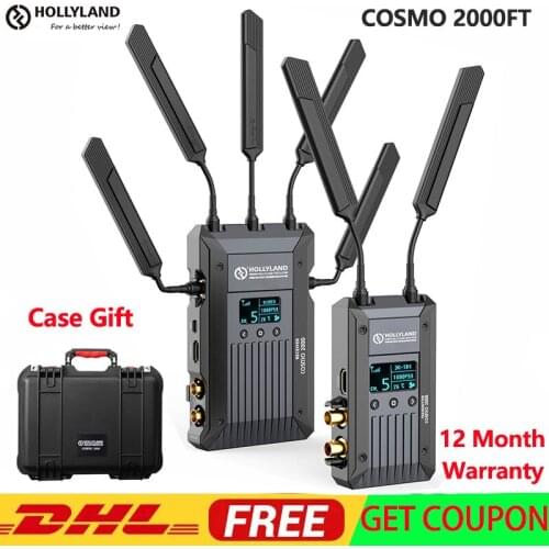 HOLLYLAND COSMO 2000FT Wireless HD Video Transmission System Broadcast Transmitter&Receiver 3G-SDI HDMI-compatible 1080 for ARRI