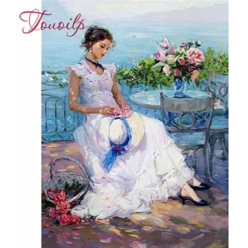 Peinture au carré 5d pour fille | Décor de fille en mosaïque florale, image de strass, cadeau fait à la main