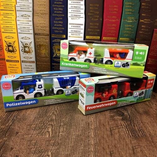 Magnetic Locomotive Prison Car Combination Compatible Wooden Train Track Accessories Puzzle Educational Toys for Children