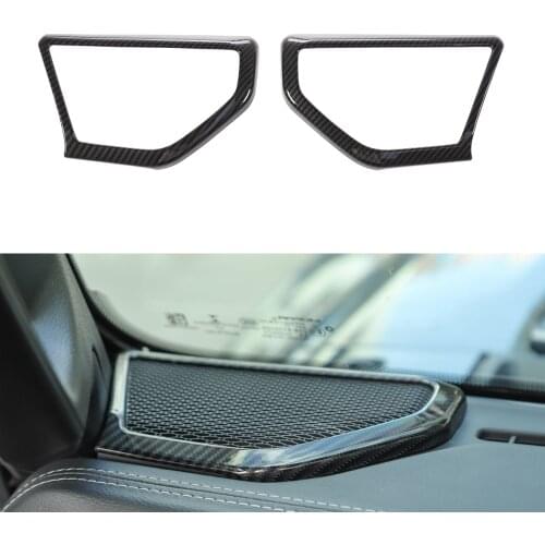 New Car Styling For Jeep Wrangler JL JT Gladiator 2018+ A Pillar Audio Speaker Frame Trim Styling ABS Accessories 2pcs/set