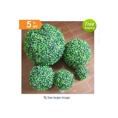 New Arrival Artificial Plastic Milan Grass Plant Kissing Ball Hanging Craft Ornament For Home Garden Wedding Centerpiece Decorat