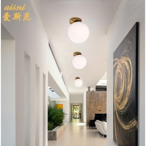 Originality Designer Aisle Corridor Balcony Attract Top Light Modern Concise Bedroom Bedside Hallway Personality Wall Lamp