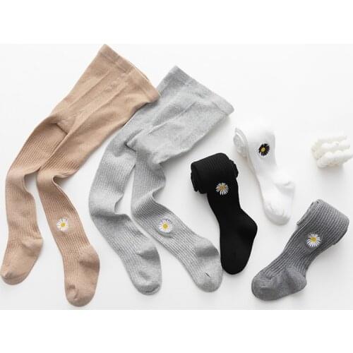 1-12yrs Baby Girls Autumn Spring Pantyhose Kids One-piece Stockings Tight Trousers