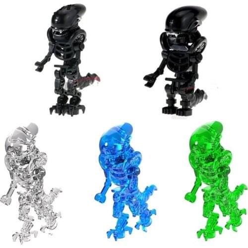 PG1223 - PG1225 Single Sale Building Blocks Skeleton Skull Alien One-Eyed Cyclops Omino Snake Undead Figures For Children Toys