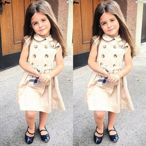 1-6T Fashion Toddler Kid Baby Girls Dress Elegant Sleeveless Cute Sweet Streetwear Party Club Tutu Dress Children Clothes outfit