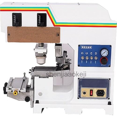 1pc pneumatic pad printing machine Pneumatic pad printer automatic production date coding machine imitation inkjet printer