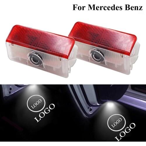 Fits for Mercedes Benz GLK X204 A B Class W168 W169 W245 Car Door Welcome Light Laser Projector Lights Ghost Shadow Lamp