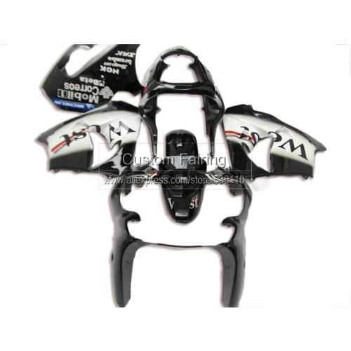 Popular fairing for Kawasaki ZX9R Ninja zx 9r 2001 2000 01 00 Sticker white black Motorcycle fairing kit CG74