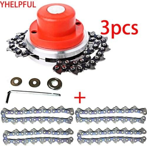 Package 3PCS Universal Grass Package 3PCS Universal 65Mn Lawn Mower Chain Grass2020Trimmer Chain Grass ToolsGarden ToolsGarden