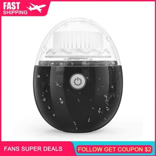 Facial Cleansing Brush Electric Silicone Face Brush and Massager Waterproof Silicone Face Scrubber for Deep Cleansing Face Brush