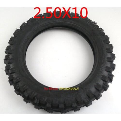 Good quality 2.50-10 2.50x10 Motorcycle Scooter Tire & Inner Tube2.50*10 Fit for Honda CRF50 XR50 Yamaha PW50