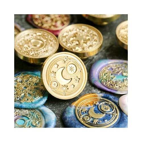 Vintage Clock Wax Seal Stamp Copper Head Scrapbooking Craft Sealing Wax Stamp Replace Copper Head Vintage Envelope Tools New