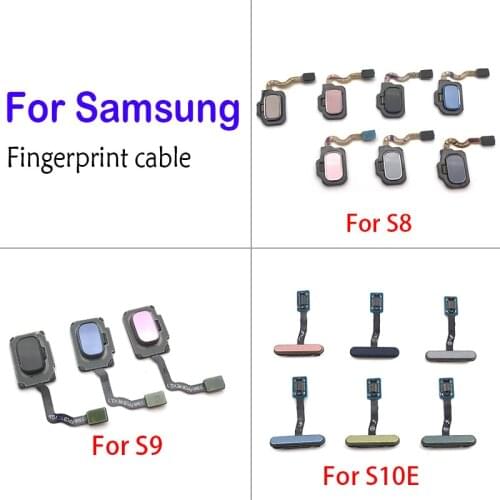 Fingerprint Scanner For Samsung Galaxy S8 S9 S10e ID Home Button Fingerprint Menu Return Key Recognition Sensor Flex Cable