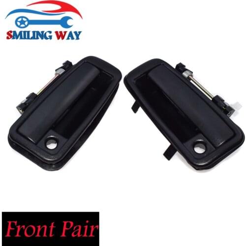 SMILING WAY Outer Outside Door Handle For Toyota Corolla Geo Prizm 1.6L 1988 1989 1990 1991 1992 Front Rear Left Right Pair