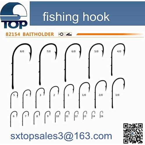 TOPK- 82154 high carbon steel BAITHOLDER fishing hooks BAITHOLDER SE