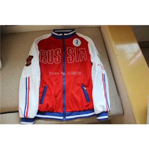 Yuri on Ice Mila Babicheva Cosplay Coat Yuri!!! on Ice Red Jacket Yuri Plisetsky Costume